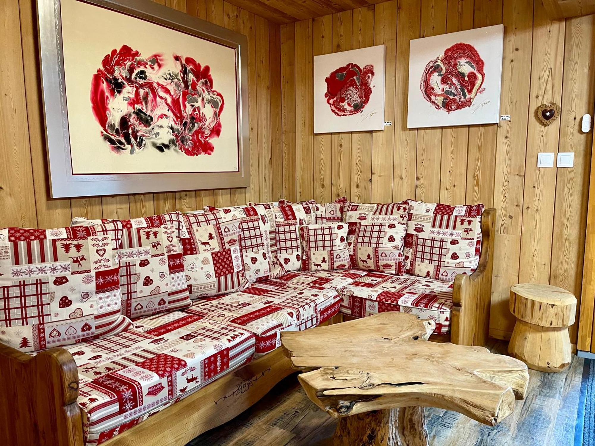 Chalet Spa Le Diamant Nathalie Mn La Rouge La Bresse Exterior foto